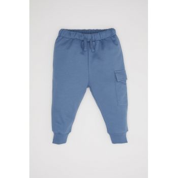 Pantaloni cargo de trening din bumbac