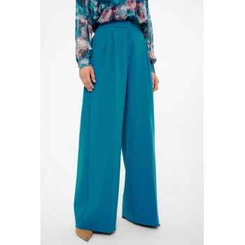 Pantaloni eleganti cu croiala ampla