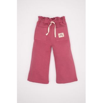 Pantaloni regular fit cu snur