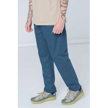 Pantaloni relaxed fit din amestec de bumbac