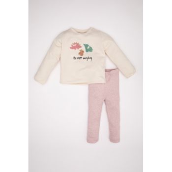 Set de bluza de bumbac si colanti