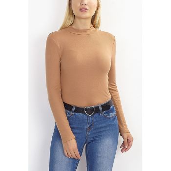 Bluza tip body cu aspect striat Zella