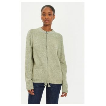 Cardigan 11004106 Verde Regular Fit - Viscoza/Poliester