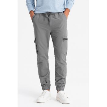 Pantaloni cargo cu snur