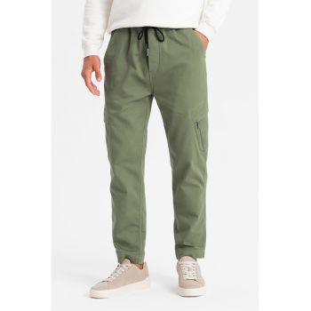 Pantaloni cargo cu snur