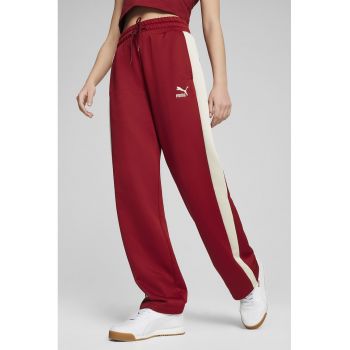 Pantaloni de trening cu snur in talie Iconic T7