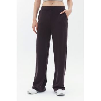 Pantaloni de trening din amestec de modal cu buzunare laterale