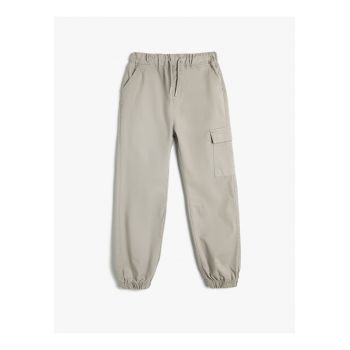 Pantaloni cargo cu snur