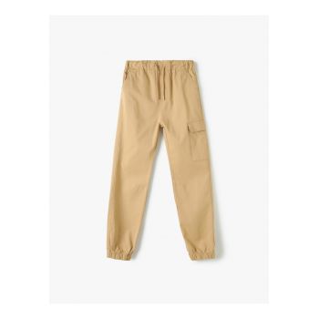 Pantaloni cargo cu snur