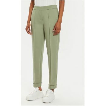 Pantaloni chino 14002105 Verde Slim Fit - Viscoza/Poliamida