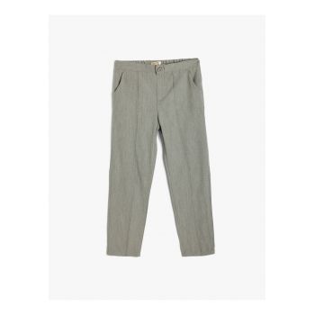 Pantaloni regular fit cu buzunare