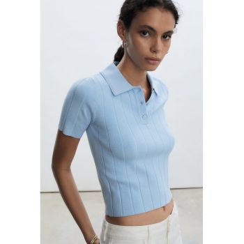 Tricou polo crop Alverta