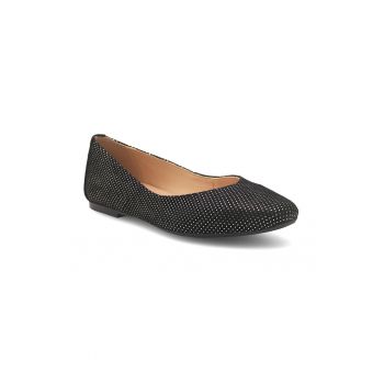 Balerini dama - 432210 - Piele intoarsa - Negru