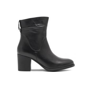 Botine dama - 590558808687139 - Piele naturala - Negru