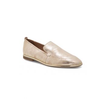 Mocasini dama - 369608 - Piele intoarsa - Auriu