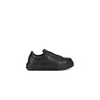 Pantofi sport dama - 590559 - Piele naturala - Negru -