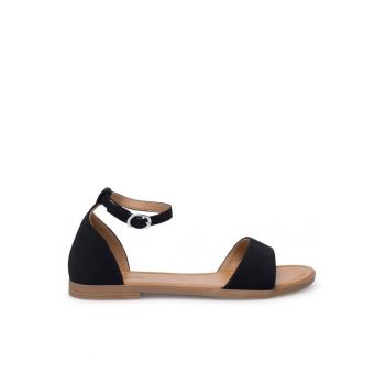 Sandale dama - 25490 - Sintetic - Negru