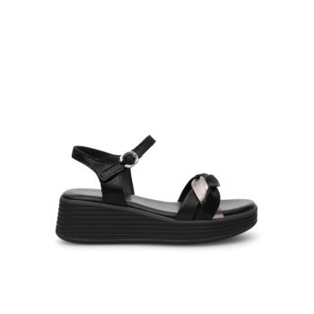 Sandale dama - 590558859190040 - Piele naturala - Negru