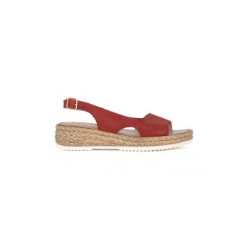 Sandale dama - 590559 - Piele naturala - Rosu