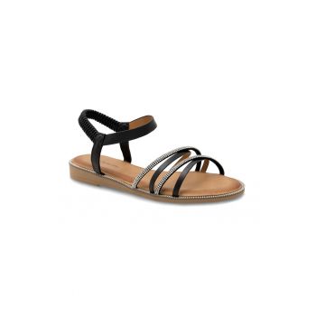 Sandale dama - 613053 - Piele ecologica - Negru