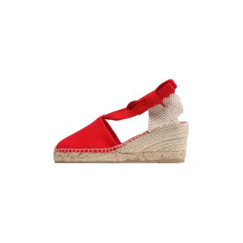 Espadrile dama - 203590 - Textil - Rosu