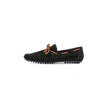 Mocasini barbati - 317617 - Piele intoarsa - Negru