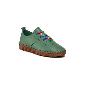 Pantofi dama - 316009 - Piele naturala - Verde