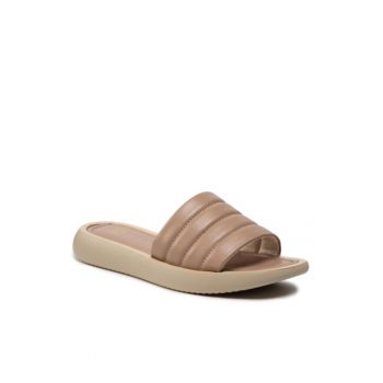 Papuci flip-flop dama - 300221815 - Piele naturala - bej