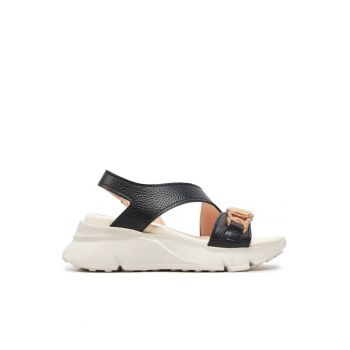 Sandale dama 303726249 - Piele naturala - Negru