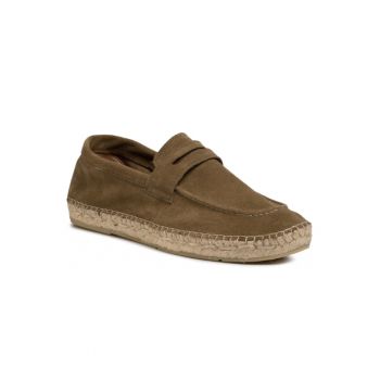 Espadrile barbati - Piele naturala - Verde