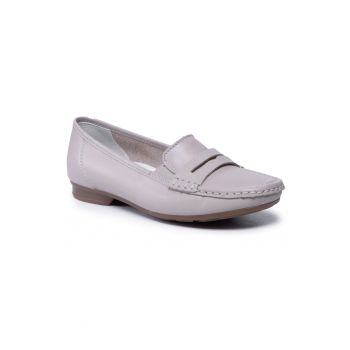 Mocasini dama - 209606768 - Piele naturala - Bej