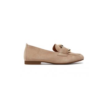 Mocasini dama - 87516 - Bej - Piele naturala