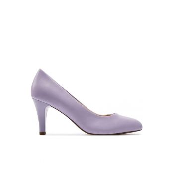 Pantofi dama Piele naturala - Violet