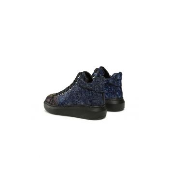 Pantofi sport dama - 303185787 - Albastru - Textil -