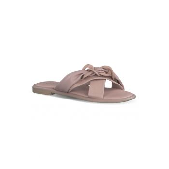 Papuci flip-flop dama - 301800071 - Piele naturala - Bej