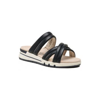 Papuci flip-flop dama - 301925682 - Piele naturala - Albastru