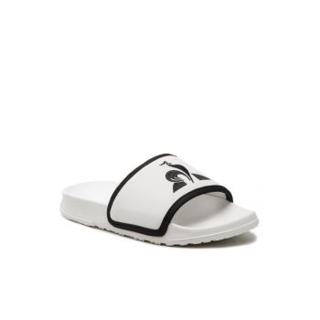 Papuci flip-flop Unisex - Piele ecologica - Alb