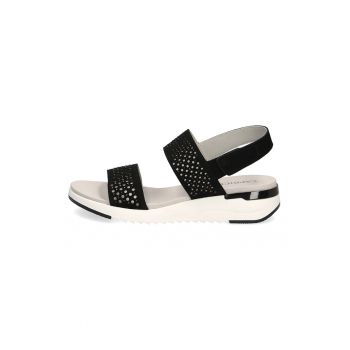 Sandale wedge de piele