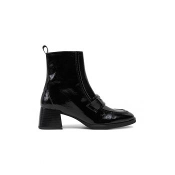 Botine HI243582 Negru - Piele lacuita