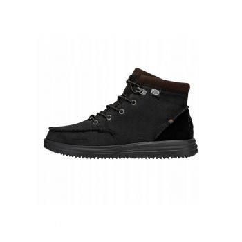 Cizme Dama Iarna Piele - Bradley Boot Leather - Negru