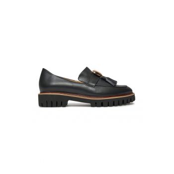 Loafers D04958-DIAN-002 Negru - Piele lacuita