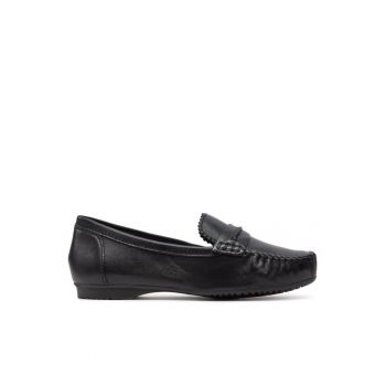 Mocasini dama 303581121 - Piele naturala - Negru