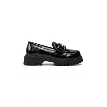 Mocasini dama - 304327 - Piele ecologica - Negru