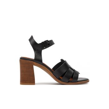 Sandale dama 303729844 - Piele naturala - Negru