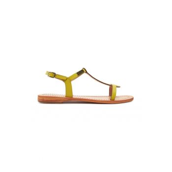 Sandale dama - 304145 - Piele naturala - Maro / Auriu