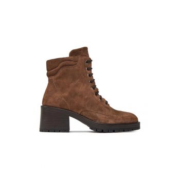 Botine dama - 303139 - Piele naturala - Maro