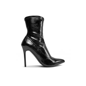 Botine dama - 30321688740 - Piele ecologica - Negru