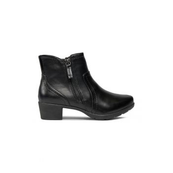 Botine dama - Jana - 13506 - Piele ecologica - Negru