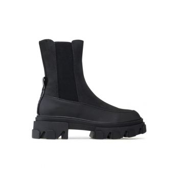 Ghete dama 209935011 - Piele ecologica - Negru