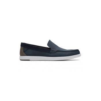 Pantofi boat de piele nabuc Bratton